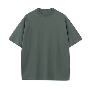 Plain <b>t</b> <b>shirt</b> <b>Heavyweight</b> High quality OEM wholesale o neck breathable unisex custom printed oversized 100% cotton <b>Mens</b> <b>T</b> <b>Shirts</b> - Product Image 5