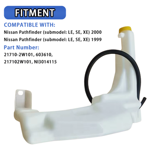 Réservoir de liquide de refroidissement PAT 21710-2W101 pour <span class=keywords><strong>Nissan</strong></span> Pathfinder <span class=keywords><strong>LE</strong></span> SE XE Réservoir de récupération de liquide de refroidissement 603610 217102W101 NI3014115 - Product Image 2