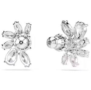 Elegantes pendientes de flor chapados en rodio con piedras de corte mixto blanco vendedor de joyas para mujeres pedidos al por mayor a granel - Product Image 6