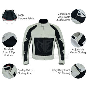 Traje de montar personalizado de alta calidad para motocicleta, 2 piezas, carcasa duradera, Almohadillas protectoras absorbentes de golpes, diseño transpirable para carreras - Product Image 2