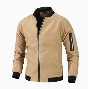 เสื้อแจ็กเก็ตกันหนาวสำหรับผู้ชาย, MS-JS-0028แฟชั่นใหม่ผ้าแคนวาสมีน้ำหนักเบาขนาดพลัสไซส์ออกแบบได้ตามต้องการ - Product Image 1