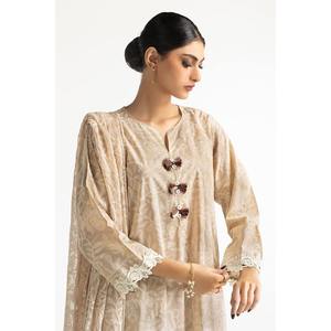 IUSTKSD-206 Ensemble 3 pièces en mousseline de soie imprimée florale, style décontracté pour printemps/été automne, tailles XS XL XXS, logo personnalisé - Product Image 1