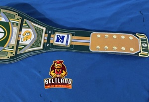 Ceinture de champion des Packers de Green Bay pour adultes, confortable et durable, taille haute, tailles 2 mm et 4 mm, en zinc - Product Image 4