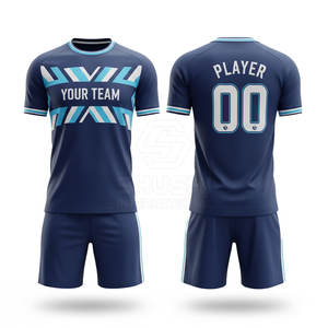 Uniforme de football unisexe en gros à prix avantageux, personnalisé, pour l'entraînement d'équipe, séchage rapide, haute qualité, 100% polyester, en vente en ligne - Product Image 5