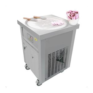 Thương mại <span class=keywords><strong>Ice</strong></span> roll maker, xào <span class=keywords><strong>Ice</strong></span> <span class=keywords><strong>Cream</strong></span> CuộN máy thép không gỉ với hình vuông duy nhất Pan - Product Image 4