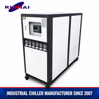 Refroidisseur industriel à eau RUIHAI RHP-15W 15HP 50.14kW pour le refroidissement des procédés de moulage par injection et d'extrusion de plastique
