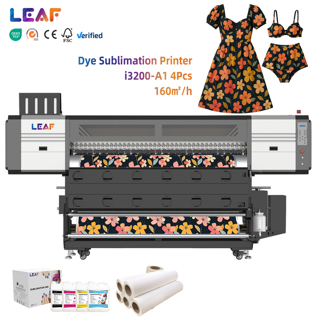 LEAF 1.8m Sublimation Printer Digital Textile Printing Machine for Polyester Fabric Sublimation Printer Inkjet Printer