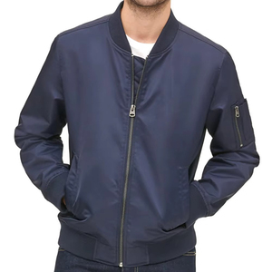 Chaqueta Bomber Personalizada de Alta Calidad, Chaqueta de Invierno al por Mayor, Nuevo Diseño, Chaqueta Bomber con Cuello Alto para Hombre - Product Image 4