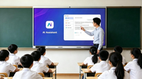 Pizarra Interactiva Inteligente Multitáctil 4K UHD de Gran Tamaño, 98-110 Pulgadas, para Educación, Enseñanza Escolar y Salas de Reuniones
