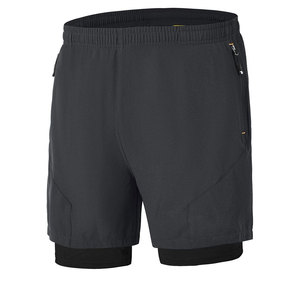 Pantalones Cortos Deportivos para Hombre, Transpirables, de Secado Rápido, en Tela de Lona, para Ciclismo, Running, Gimnasio y Actividades al Aire Libre - Product Image 1