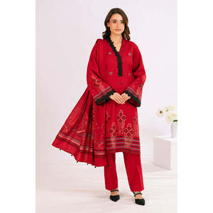 Conjunto de Traje Jacquard de 3 Piezas para Mujer con Dupatta MJ-52065 - Product Image 3