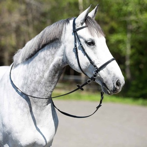 Horze Bitless Brida de cuero genuino de alta calidad Brida de caballo de cuero genuino Brida de caballo de cuero real de alta calidad - Product Image 6