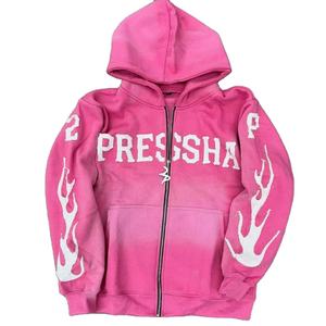 Sudadera con capucha clásica de hombre de alta calidad 100% personalizable OEM 280-300 Gsm Fleece (mezcla de algodón y poliéster) sudadera digital - Product Image 5