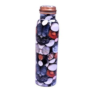 Ayurveda Health Benefit Superior Quality Mango Shake & Juice Drinking Copper Bottle for Drinking Milk and Water Copper Bottle - Product Image 2