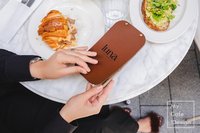 Diskon besar disesuaikan dengan Logo panas pemeriksa penyaji kulit murah grosir restoran tagihan Folder pemegang tagihan LBH-0163