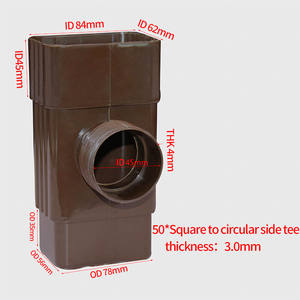 China Factory <span class=keywords><strong>PVC</strong></span> Rain Gutter Building's Roofing Sistema <span class=keywords><strong>de</strong></span> drenaje <span class=keywords><strong>de</strong></span> agua <span class=keywords><strong>de</strong></span> lluvia <span class=keywords><strong>PVC</strong></span> Gutter Water Collector and Downpipe - Product Image 5