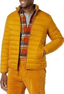 <b>Thermal</b> Insulated <b>Mens</b> Hooded Puffer Jacket Durable Nylon Shell Windproof Winter Coat - Product Image 4