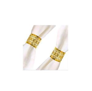 Meilleurs ronds de serviette faits à la main de concepteur de forme bonne qualité porte-serviettes en métal coloré pour la décoration de Table de dîner de fête de mariage - Product Image 1