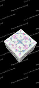 Boîte à bijoux en marbre léger de qualité supérieure Affichage élégant avec stockage sécurisé pour collection directe de l'Inde - Product Image 6