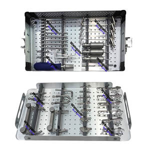 ชุดเครื่องมือผ่าตัดกระดูกและข้อ TPLO พร้อมแผ่นยึด ทำจากสแตนเลส ชุดอุปกรณ์ครบชุด - Product Image 1