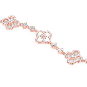 เจลิยา คิวท์ ซากุระ แฟชั่น คัฟ แบรนด์เล็ต สร้อยข้อมือเงินสเตอร์ลิง - Product Image 3