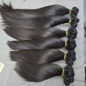Meilleure qualité de tissage de cheveux raides bruts trame de cheveux humains faisceaux os droit extensions de cheveux de luxe Vietnam - Product Image 1