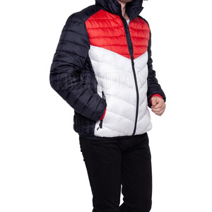 Veste matelassée respirante de haute qualité pour homme, col montant et logo frontal, fabriquée au Pakistan, grande taille, confortable pour l'hiver - Product Image 4
