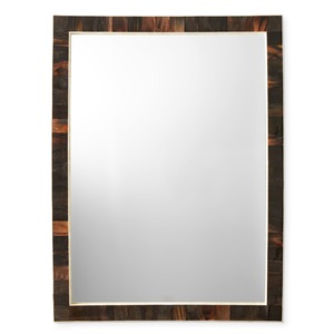 Marco de espejo con incrustaciones de cuerno natural hecho a mano con espejo de pared decorativo MDF para sala de estar, dormitorio u oficina - Product Image 4