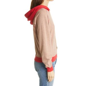 Sudadera CON CAPUCHA DE MODA transpirable con servicio OEM para mujer, sudaderas con capucha de color sólido personalizadas para invierno - Product Image 5
