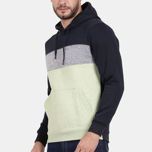 Sudadera con capucha informal de gran tamaño para hombre, sudadera deportiva de invierno a granel, teñida lisa en blanco para la temporada de otoño a la venta - Product Image 3