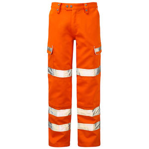 Navy Yellow Reflective <b>Cargo</b> <b>Work</b> Pants Industrial Safety Trousers with Hi Vis Tape for Construction <b>Work</b>-wear - Product Image 6