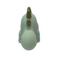 Jouets de bain en gros écologiques en forme de dinosaure, figurines d'animaux mignonnes en vinyle et plastique pour jeux aquatiques, avec fonction couineuse, faciles à mâcher pour chiens