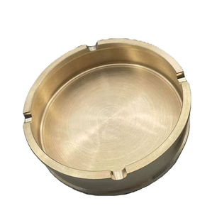 Premium Metal Ashtray Elegant Smoking Accessory for Home Office Hotel Restaurant Bar and Outdoor <b>Table</b> Use - Product Image 2