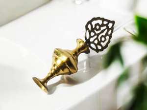 Pure Brass Kohl Surma Dani <b>Holder</b> Eco-Friendly Islamic Gift Arabic Eyeliner <b>Holder</b> for Decorative Cosmetic Surma Powder - Product Image 3