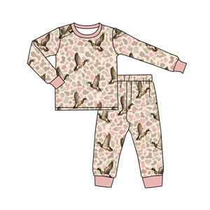 Toddler Boys Mallard Duck Print Pajama Set Long Sleeve Regular Fit Casual Sleepwear Camouflage Pattern <b>Family</b> <b>Matching</b> Outfit - Product Image 4