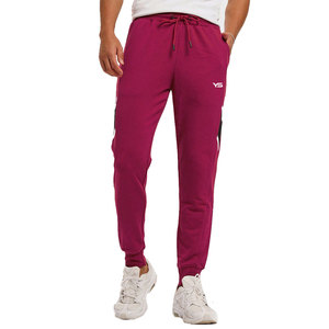 กางเกงวิ่งผู้ชายผ้าฝ้ายยืดได้ชุดออกกำลังกายลำลองมีกระเป๋าหลากสีขายส่ง - Product Image 1