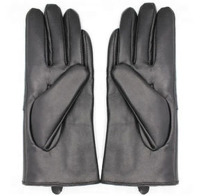 Gants d'hiver en cuir pour homme, PU thermique et coupe-vent, écran tactile, gants d'hiver tendance, prix de gros - Product Image 6