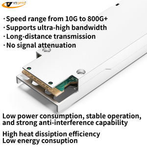 โมดู<span class=keywords><strong>ล</strong></span>รับส่งสัญญาณไฟเบอร์ออปติก OSFP SR8 850nm 50m FTTH MPO MMF ความเร็ว 800Gbps ขายดีจากโรงงาน รับประกัน 3 ปี เหมาะสำหรับศูนย์ข้อมูล AI และ HPC - Product Image 3