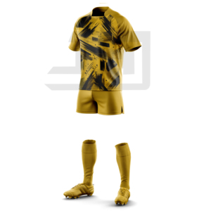 Uniforme d'équipe de rugby professionnel, maillot personnalisé, shorts respirants, séchage rapide, vêtements de sport performants, 100% polyester, antibactérien - Product Image 3