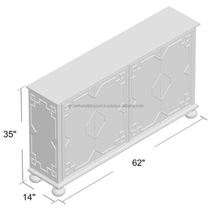 Les plus récentes armoires de salon de style industriel en bois, buffets en bois pour ferme et chambre à coucher décor à la maison meubles de salon - Product Image 4