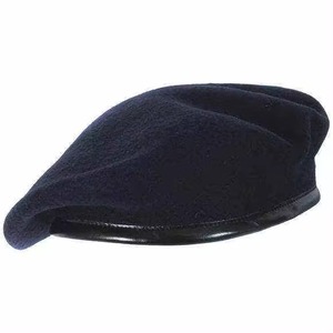 OEM <b>Beret</b> 100% Wool <b>Beret</b> Cap High Quality Patches Solid Color Officers Style Wool Men's <b>Beret</b> Hat Cap - Product Image 4