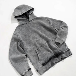 Premium Quality 80%cotton 20%polyester Thick Fleece 465GSM Men's <b>Hoodies</b> & Sweatshirts Comfortable No <b>String</b> Hoodie Sweatshirt - Product Image 3