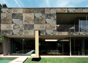 Placage de pierre d'ardoise naturelle de haute qualité 100% résine écologique soutenue 1-5mm d'épaisseur fabriquée en Inde - Product Image 2