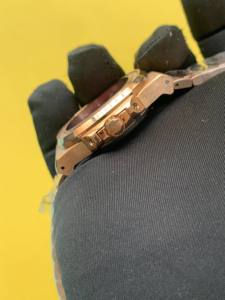 Best Seller Index Dial Gold Tone Diamond On Dial Stainless Steel <b>Mechanical</b> Automatic Analog Wrist <b>Watch</b> <b>For</b> <b>Men</b> Luxury Fashion - Product Image 3