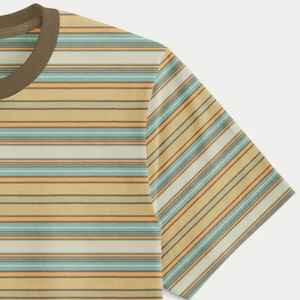 Nouveau T-Shirt 100% Coton 220 Grammes Hommes en Gros Graphique Personnalisé Poids Lourd Coupe Régulière Épaule Drop Respirant Séchage Rapide - Product Image 5