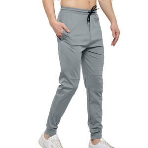 2026 Most Popular Men's Casual Slim Fit Trousers Custom Color Cotton HighLow Mid Waist-on <b>Sale</b> - Product Image 2
