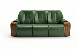 Sofá de Oficina Moderno y Duradero de Tres Plazas en Cuero Sintético con Reposabrazos de Madera para Hogar, Oficina, Apartamento, Dormitorio, Sala de Estar, Escuela, Hotel, 2026 - Product Image 4