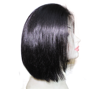 Abraza la elegancia con nuestra peluca Bob de 14 pulgadas con cierre de 5 por 5, que ofrece movimiento natural, comodidad y belleza sin esfuerzo - Product Image 1