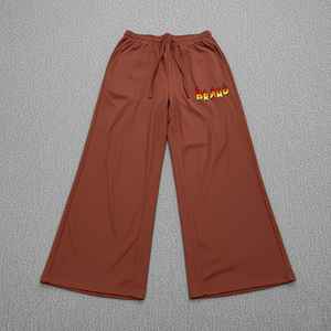 Pantalones Deportivos Holgados de Felpa para Mujer, Personalizados, con Cordón, Cintura Elástica, Ajuste Holgado, Transpirables, para Entrenamiento, Invierno - Product Image 3