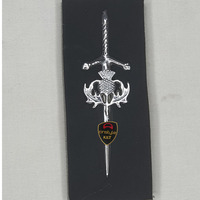 Onstyle Sports Men's Durable Stainless Steel Brass Kilt Pin Sword Shape Highland Bagpiper Scottish Piper Customizable Size Music